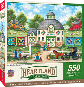 The Quilt Barn 550 Piece Jigsaw Puzzle