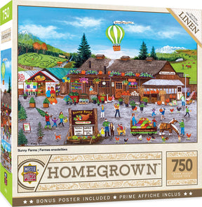 Sunny Farms 750 Piece Jigsaw Puzzle