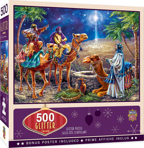 Three Magi 500 Piece Glitter Jigsaw Puzzle