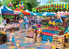 Corner Market 500 Piece Hidden Images Glow In The Dark Jigsaw Puzzle