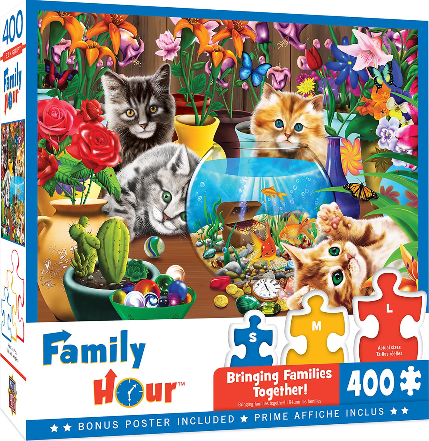 Marvelous Kittens 400 Piece Large EZ Grip Jigsaw Puzzle