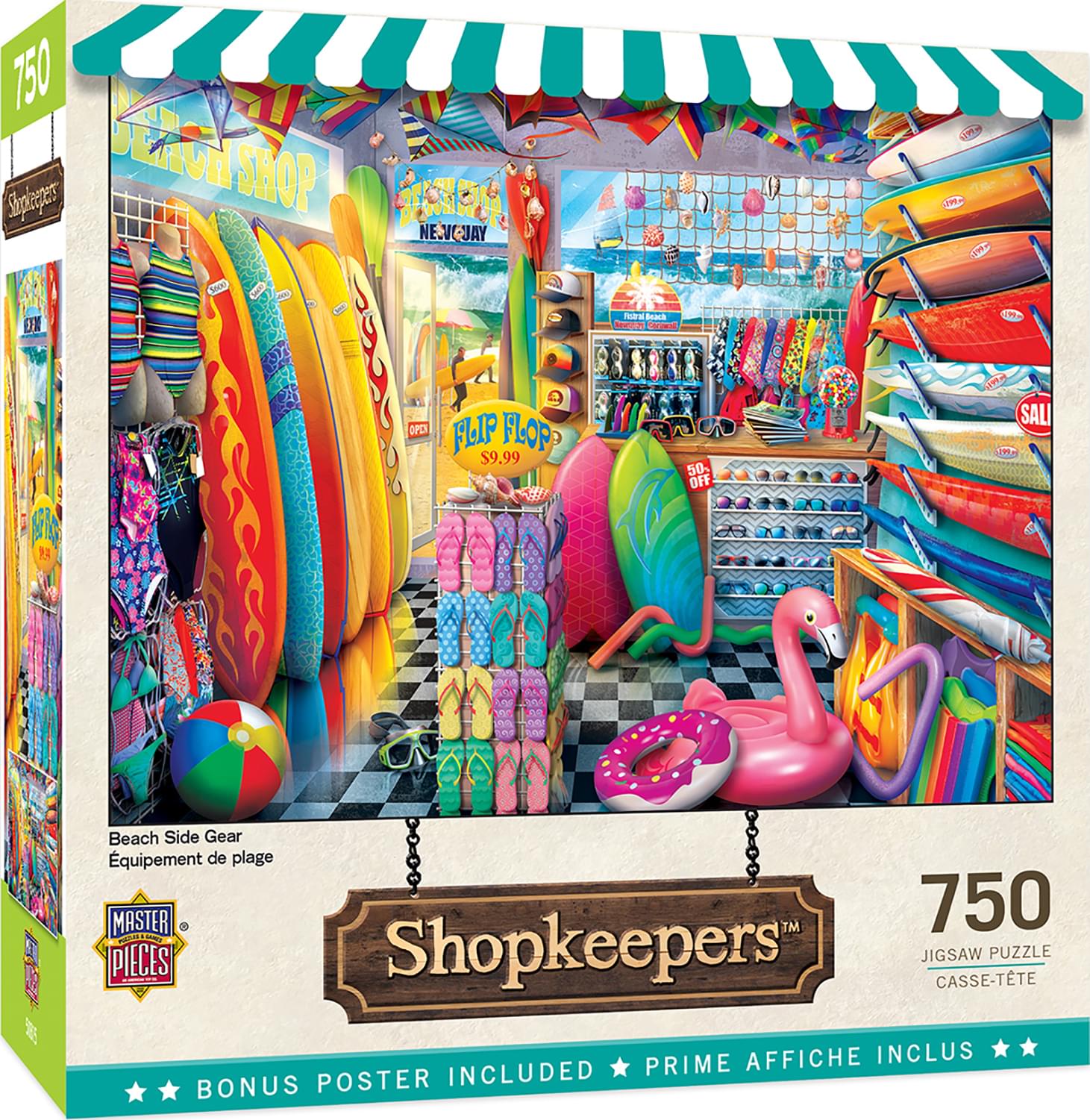 Beach Side Gear  750 Piece Jigsaw Puzzle