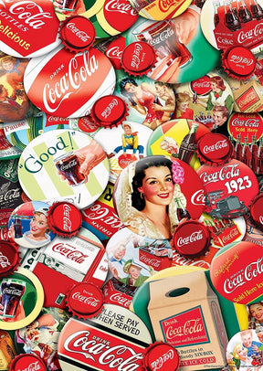 Coca-Cola Buttons & Bottle Caps Worlds Smallest 1000 Piece Jigsaw Puzzle