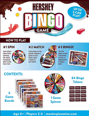 Hershey Bingo Game | 2-6 Players