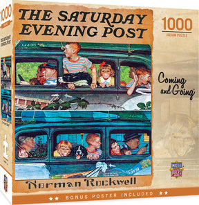 Saturday Evening Post Coming and Going 1000 Piece Jigsaw Puzzle