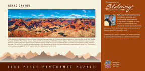 Grand Canyon 1000 Piece Panoramic Jigsaw Puzzle