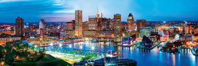 Downtown Baltimore Maryland 1000 Piece Panoramic Jigsaw Puzzle