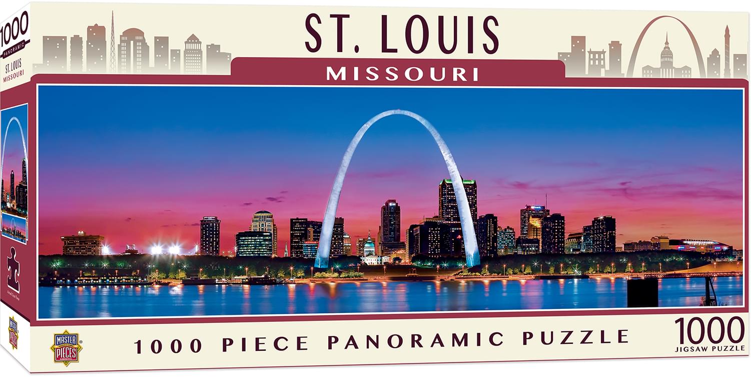 Saint Louis Missouri 1000 Piece Panoramic Jigsaw Puzzle