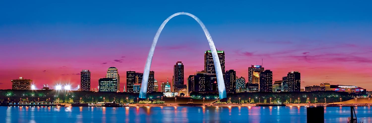 Saint Louis Missouri 1000 Piece Panoramic Jigsaw Puzzle