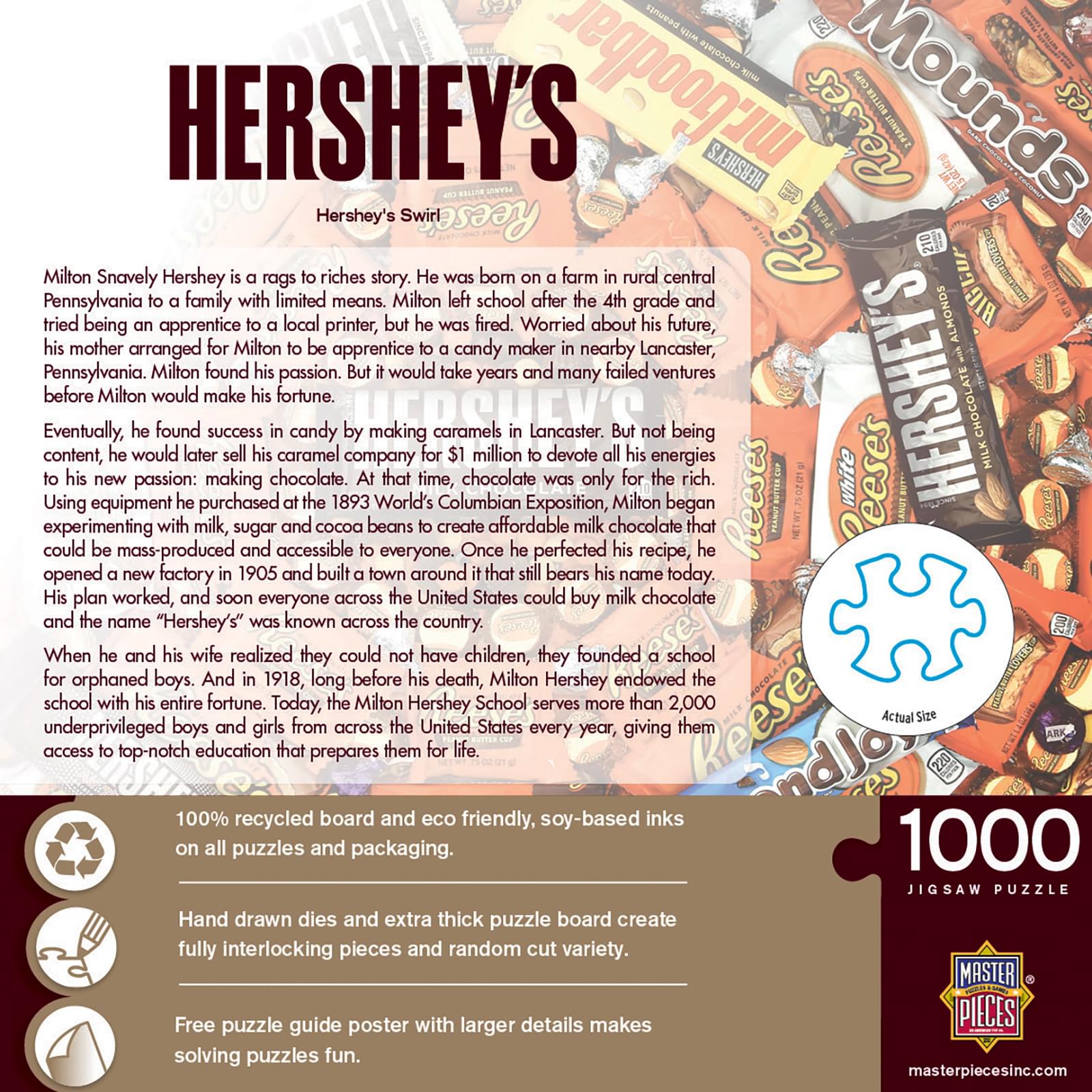 Hershey's Swirl 1000 Piece Jigsaw Puzzle