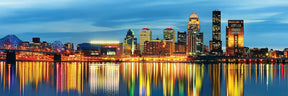 Downtown Louisville Kentucky 1000 Piece Panoramic Jigsaw Puzzle