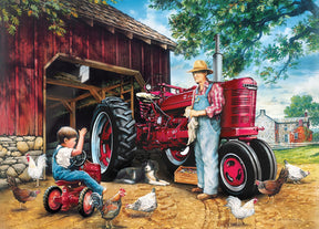 Farmall Tractors Barnyard Memories 1000 Piece Jigsaw Puzzle