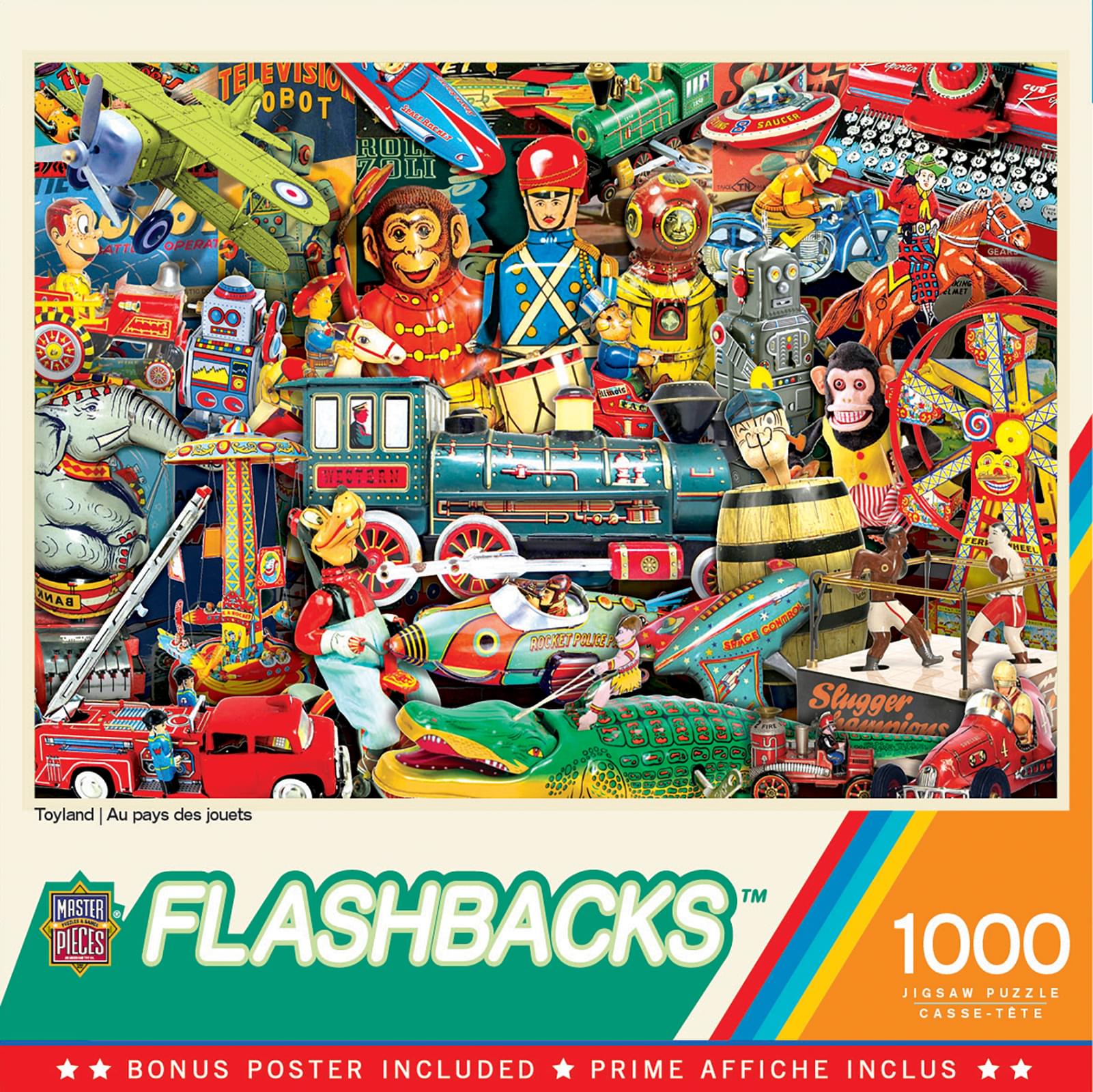 Flashbacks Toyland 1000 Piece Jigsaw Puzzle