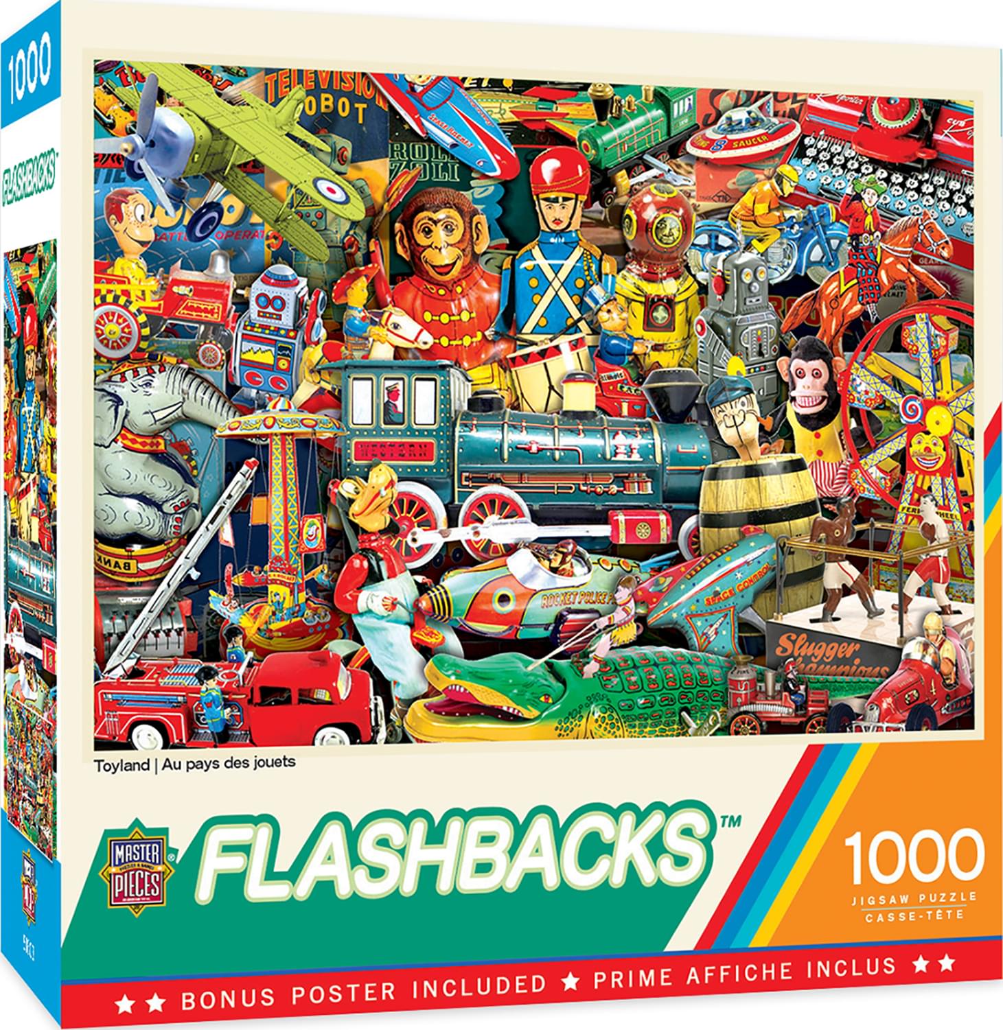 Flashbacks Toyland 1000 Piece Jigsaw Puzzle