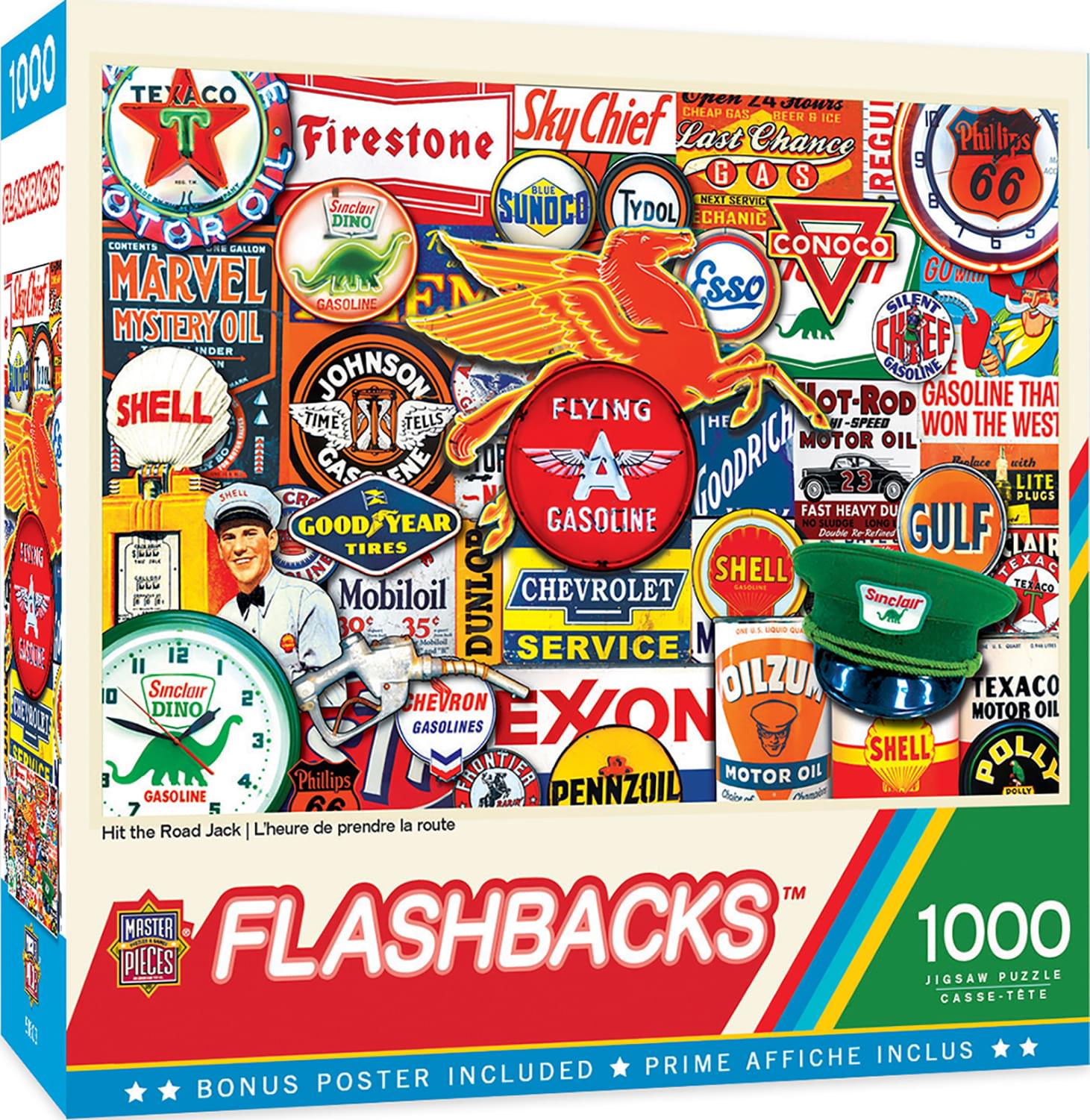 Flashbacks Hit the Road Jack 1000 Piece Jigsaw Puzzle