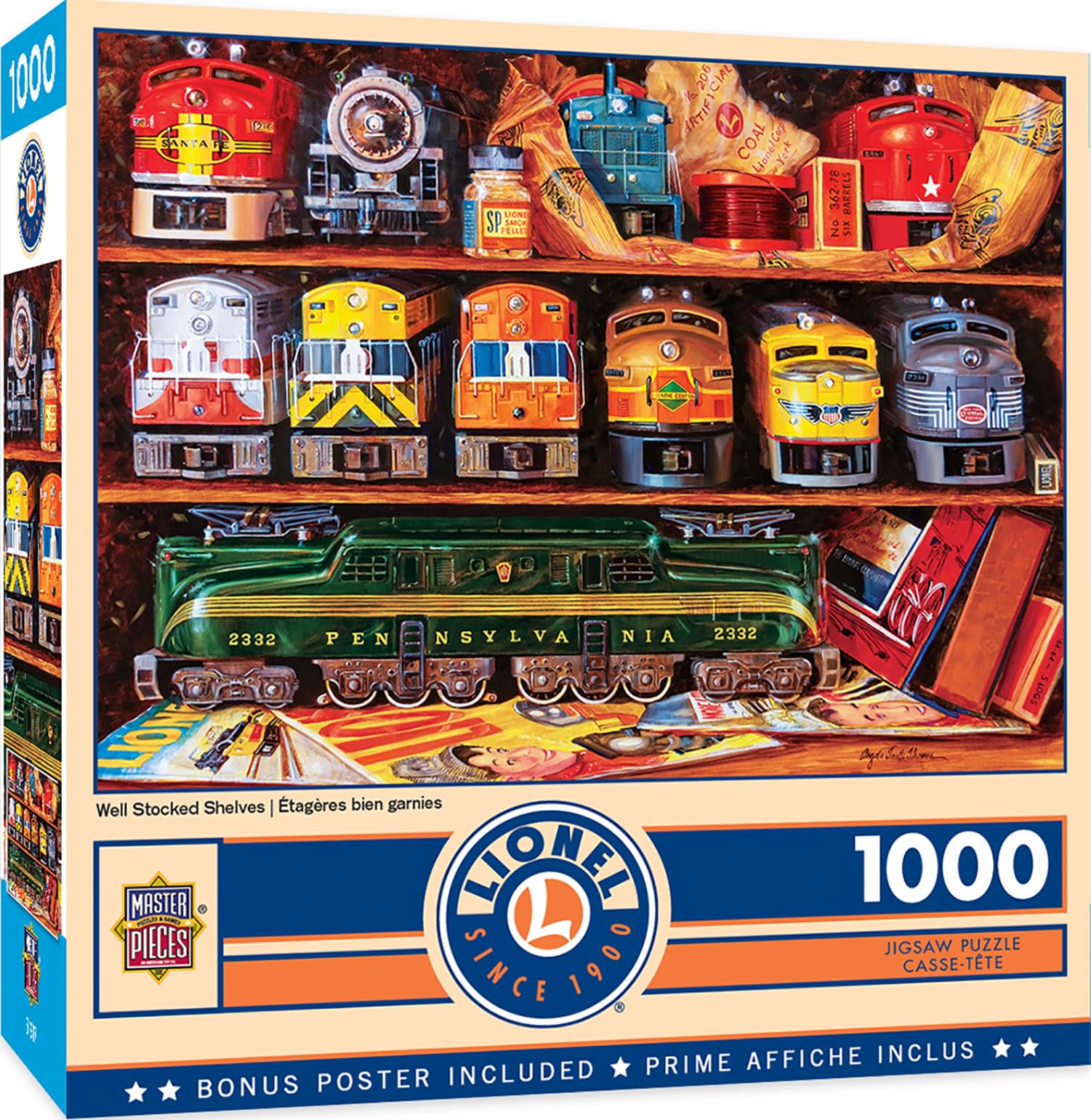 Lionel Trains Well Stocked Shelves 1000 Piece Jigsaw Puzzle