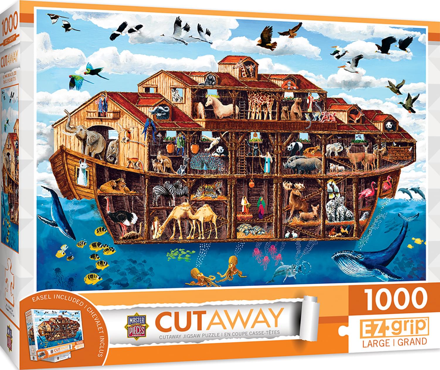 Noahs Ark 1000 Piece 1000 Piece Large EZ Grip Jigsaw Puzzle