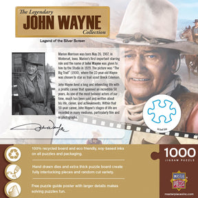 John Wayne Legend of the Silver Screen 1000 Piece Jigsaw Puzzle