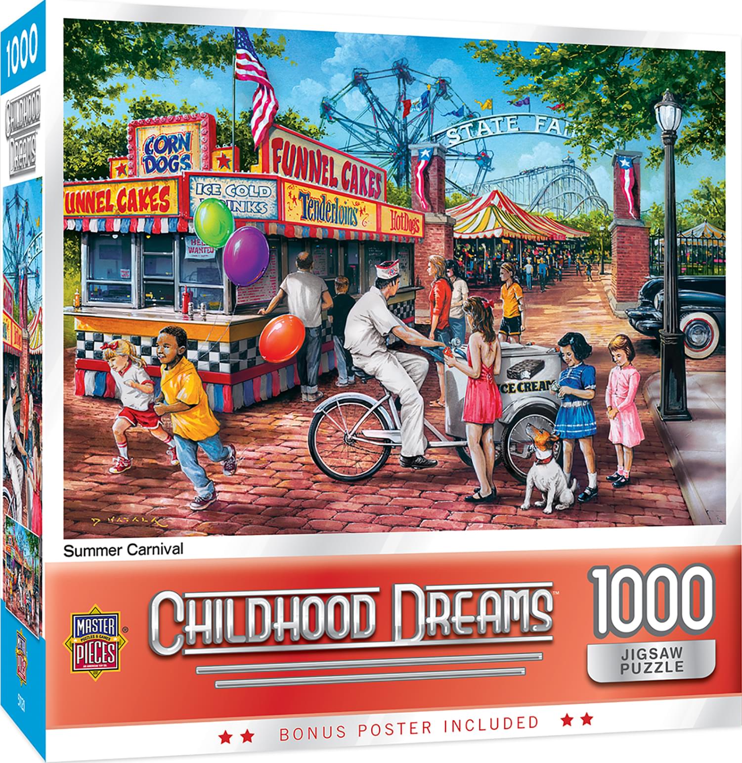 Childhood Dreams Summer Carnival 1000 Piece Jigsaw Puzzle