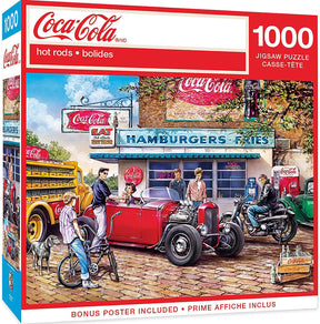 Coca-Cola Hot Rods 1000 Piece Jigsaw Puzzle