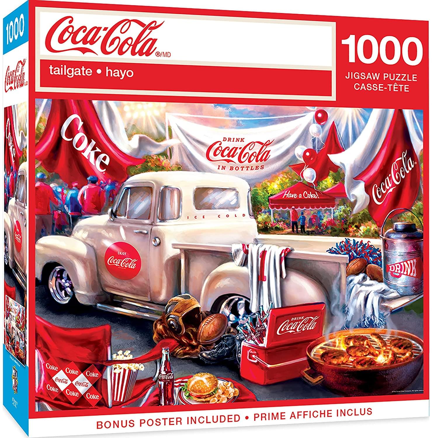 Coca-Cola Tailgate 1000 Piece Jigsaw Puzzle