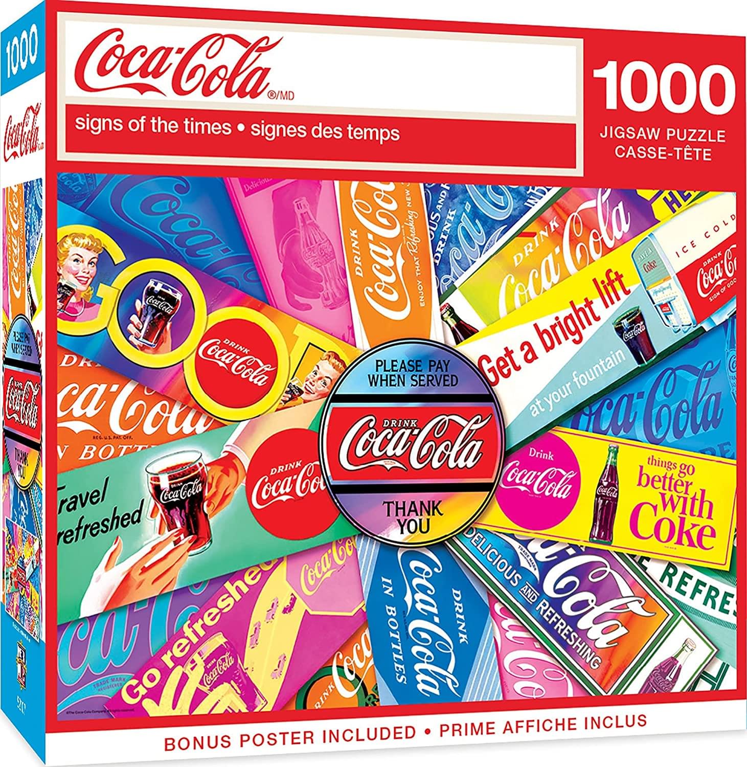 Coca-Cola Signs of the Times 1000 Piece Jigsaw Puzzle