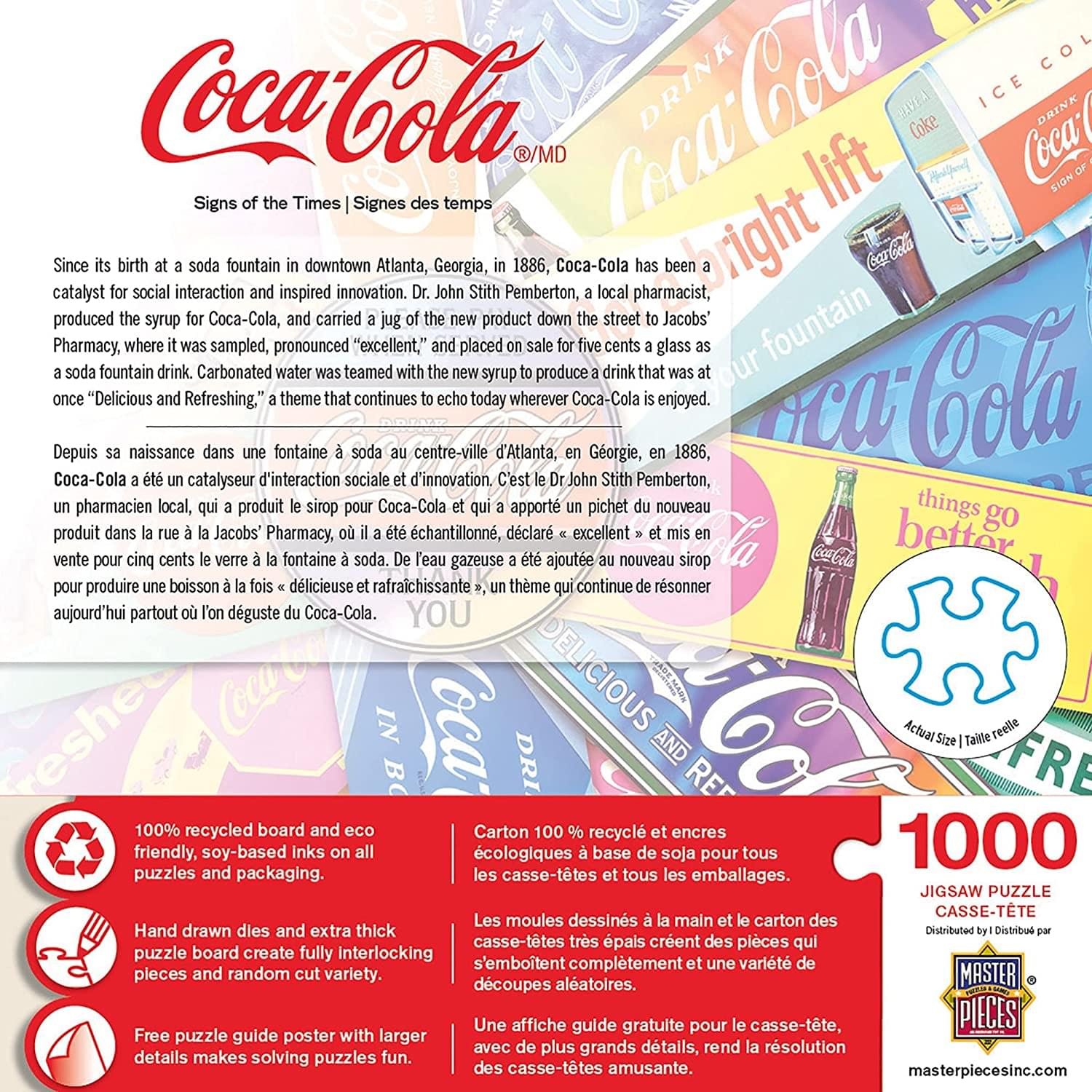 Coca-Cola Signs of the Times 1000 Piece Jigsaw Puzzle