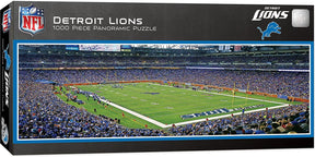 Detroit Lions Stadium NFL 1000 Piece Panoramic Jigsaw Puzzle