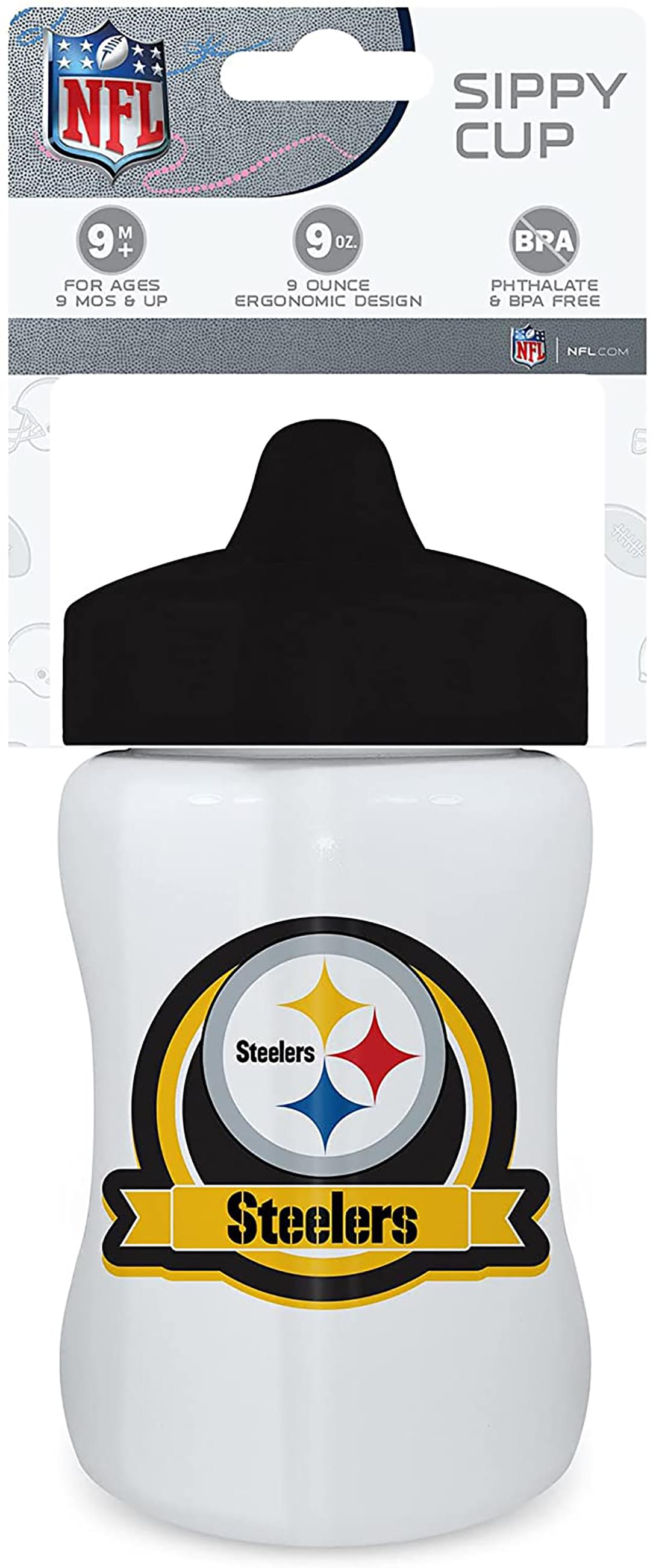 Pittsburgh Steelers NFL 9oz Baby Sippy Cup