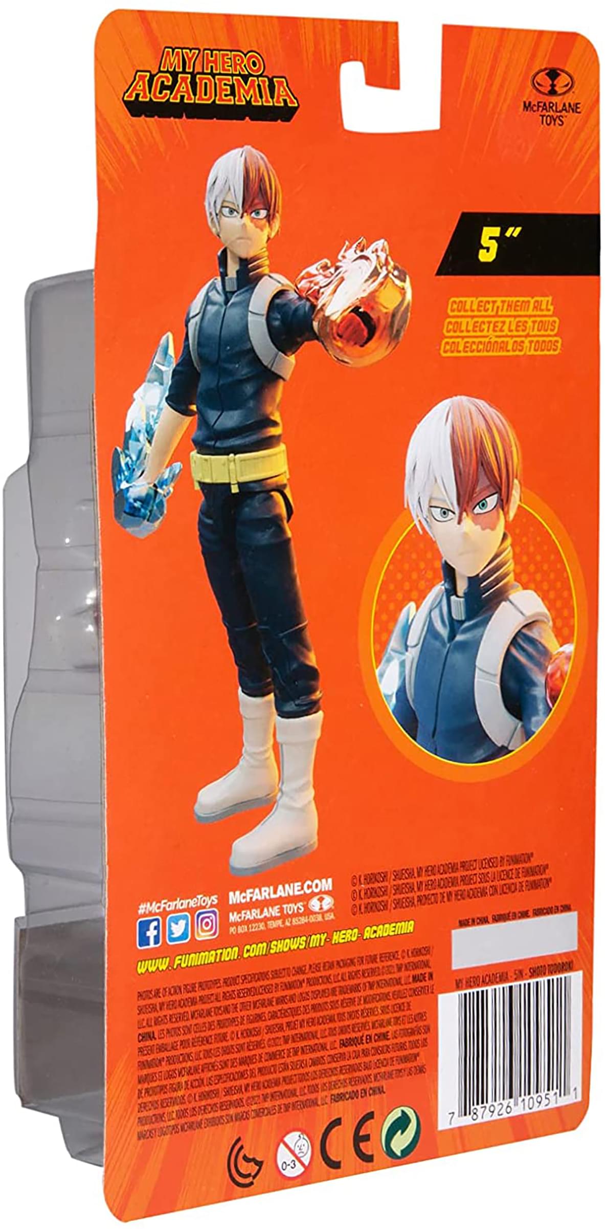 My Hero Academia 5 Inch Action Figure | Shoto Todoroki