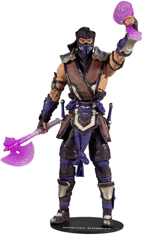 Mortal Kombat 7 Inch Action Figure | Sub Zero (Winter Purple)