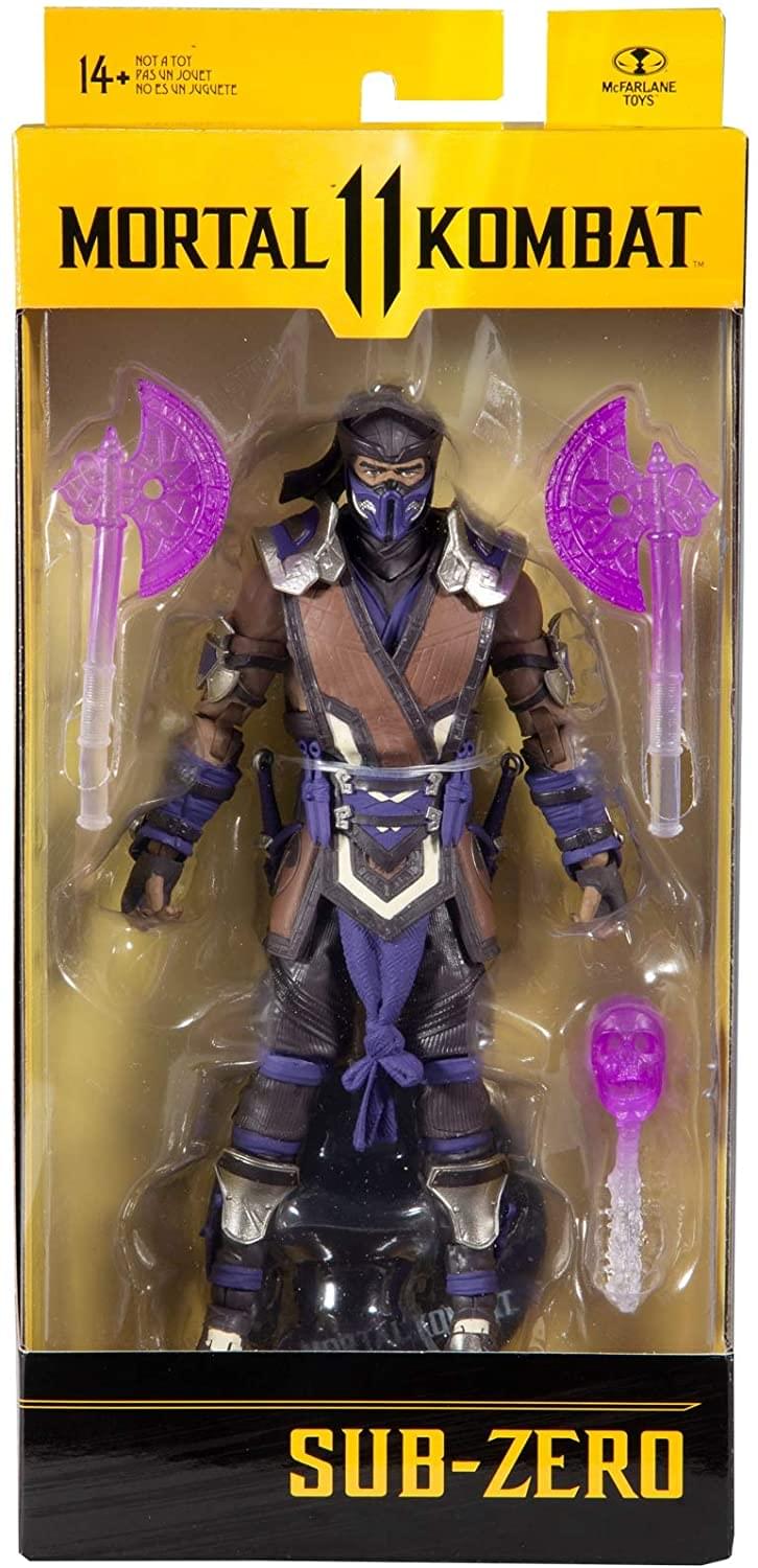 Mortal Kombat 7 Inch Action Figure | Sub Zero (Winter Purple)