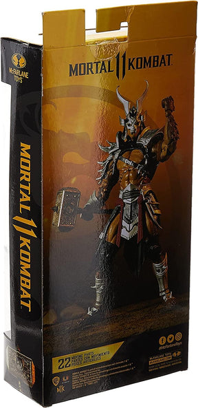 Mortal Kombat 7 Inch Action Figure | Shao Kahn (Platinum Skin)