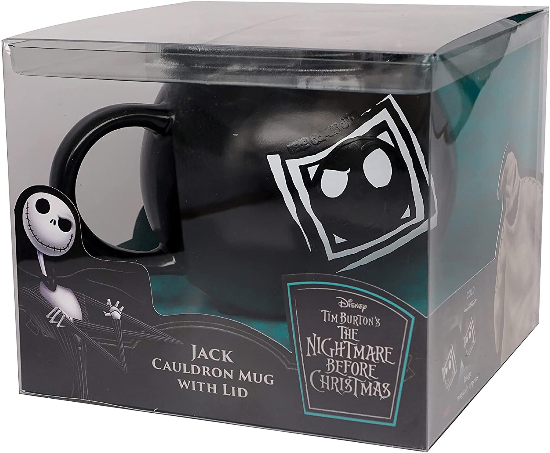 Nightmare Before Christmas Jack Skellington Cauldron Mug with Cover