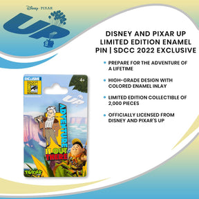 Disney and Pixar UP Limited Edition Enamel Pin | SDCC 2022 Exclusive