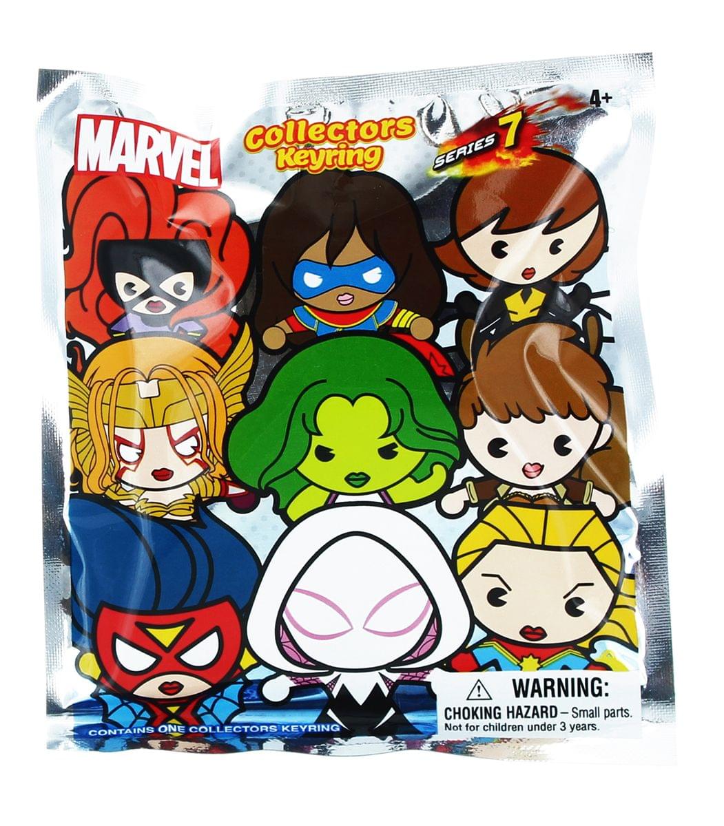 Marvel Series 7 3D Foam Keychain Blind Pack (1 Random)