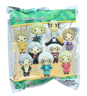 The Golden Girls Series 1 Blind Bagged 3D Foam Figural Bag Clip | 1 Random