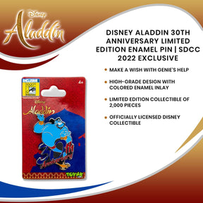 Disney Aladdin 30th Anniversary Limited Edition Enamel Pin | SDCC 2022 Exclusive