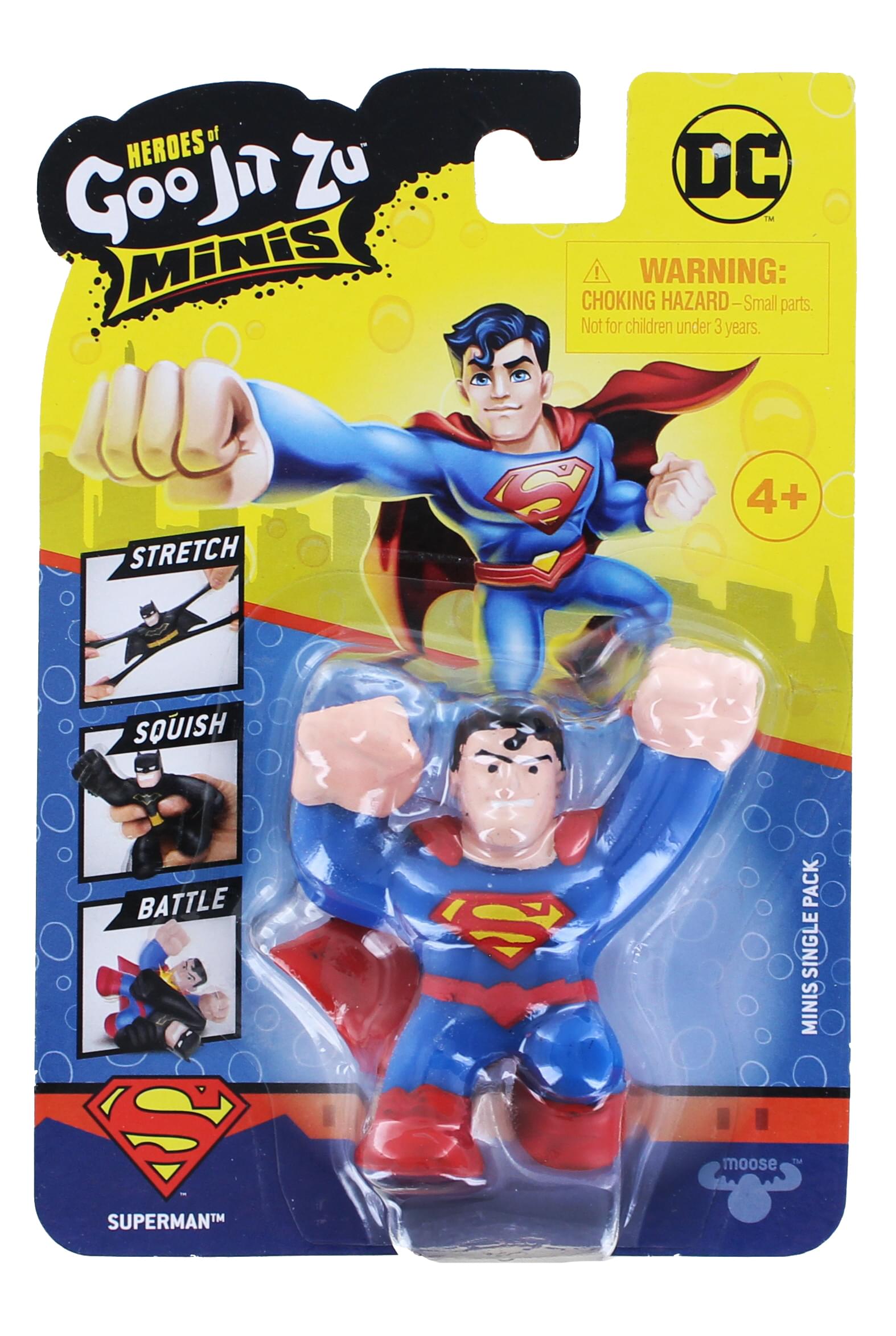 DC Heroes of Goo Jit Zu Squishy Mini Figure | Superman