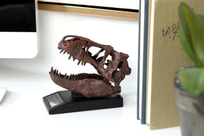 The Nation's T-Rex Skull Statue | 6-Inch Smithsonian Fossil Replica| 1:10 Scale