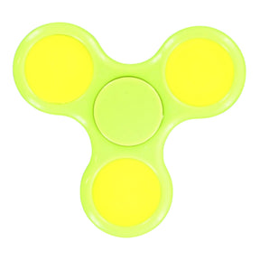 Emoji Solid Color Fidget Spinner | Green with Love Eyes