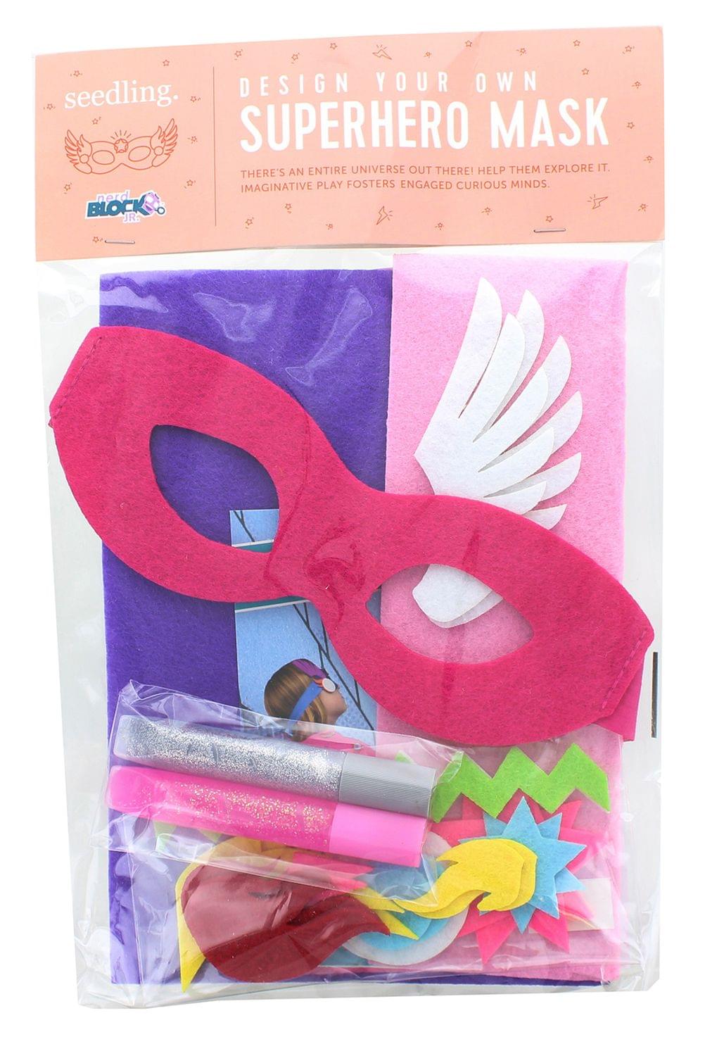 Design Your Own Superhero Mask Kit - Pink