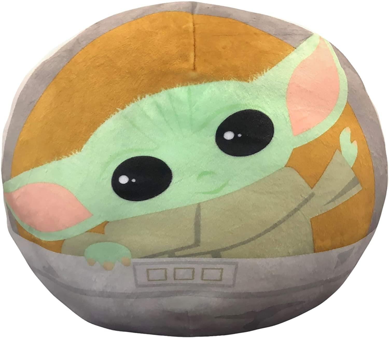 Star Wars The Mandalorian The Child 11 Inch Round Cloud Plush Pillow