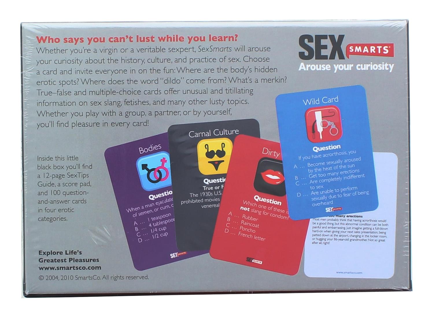 Sex Smarts 2.0 Adult Question & Answer Trivia Game | Free Shipping