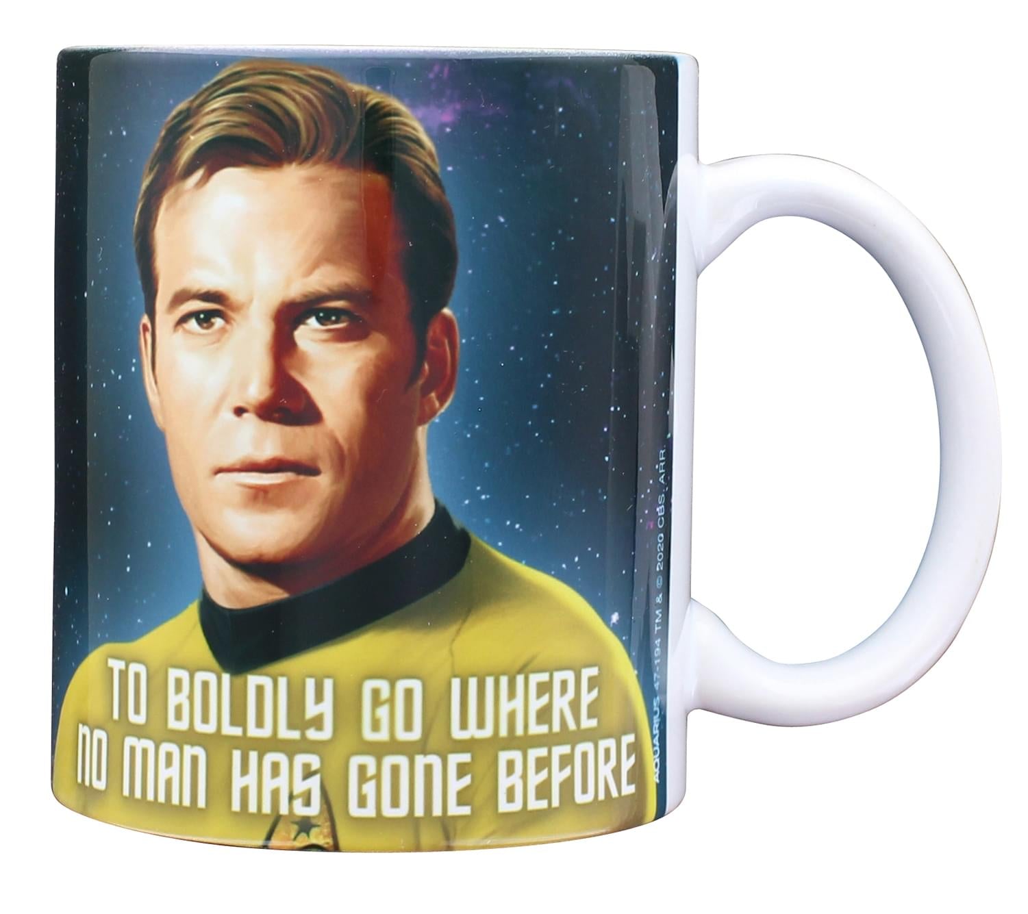 Star Trek Boldly Go Kirk 11oz Boxed Ceramic Mug