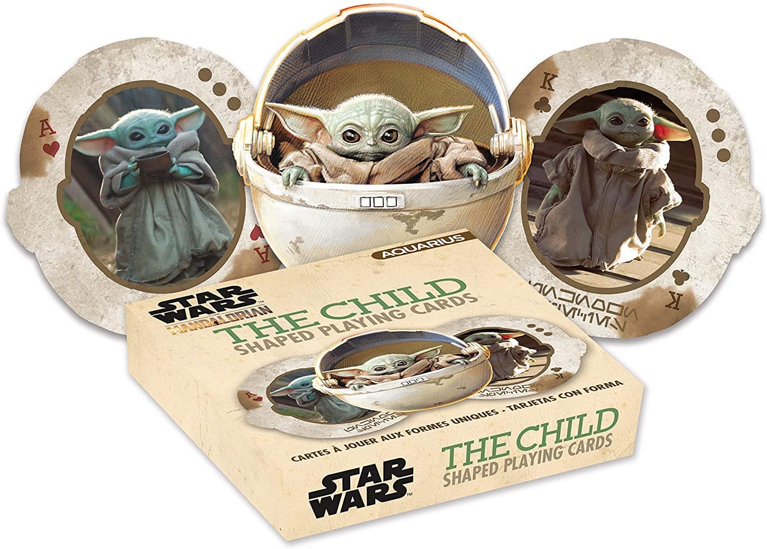 Star Wars The Mandalorian The Child Shaped Playing Cards