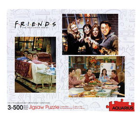 Friends 500 Piece Jigsaw Puzzle 3-Pack