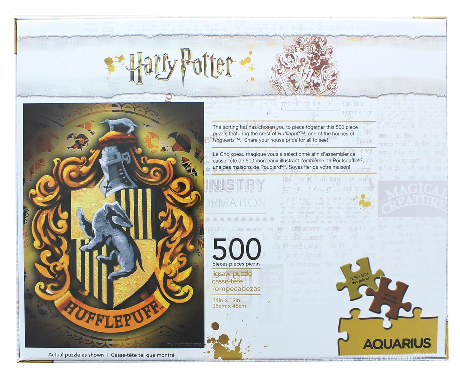 Harry Potter Hufflepuff Logo 500 Piece Jigsaw Puzzle