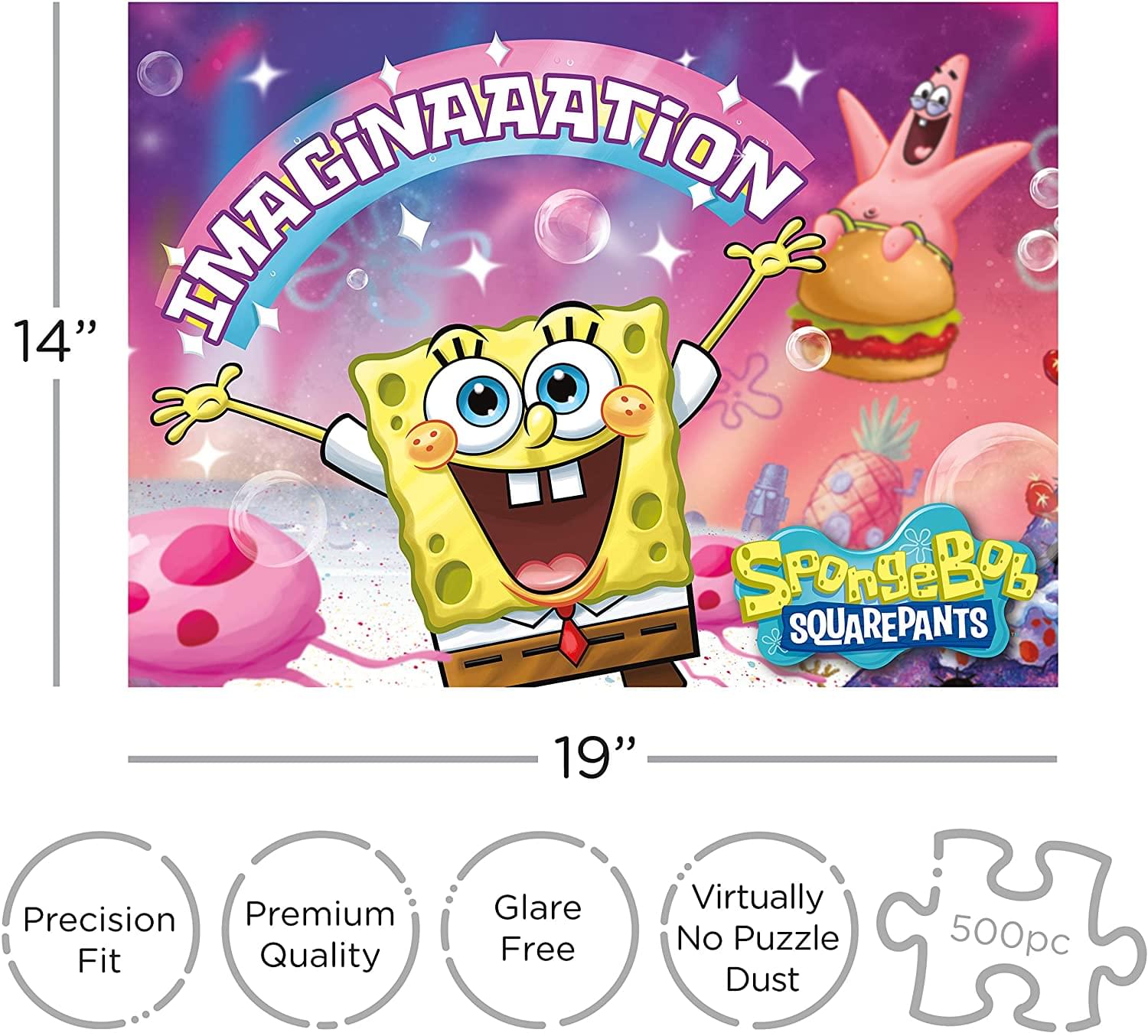 SpongeBob Imagination 500 Piece Jigsaw Puzzle