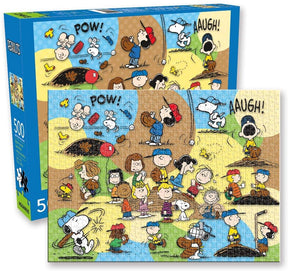 Peanuts Baseball 500 Piece Jigsaw Puzzle